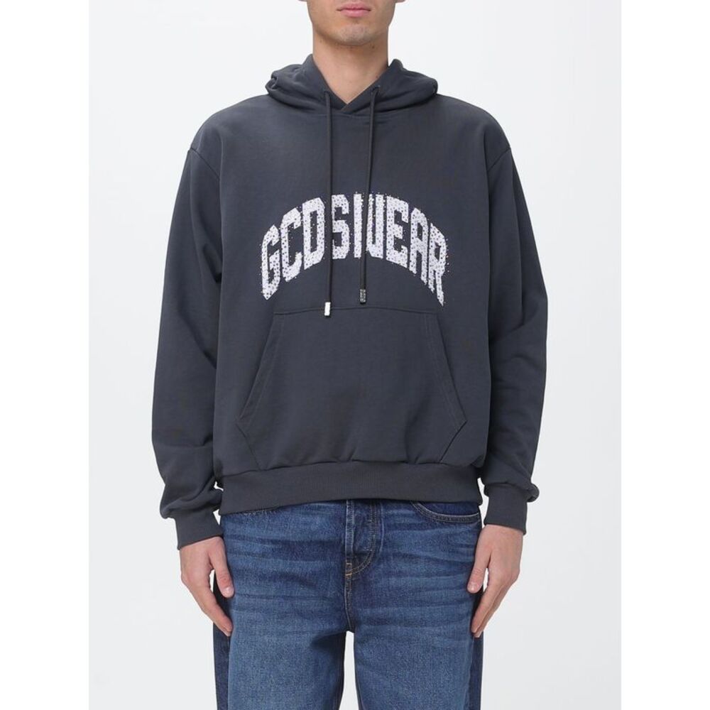 Gcds Men Cotton Logo Hoodie Gcds